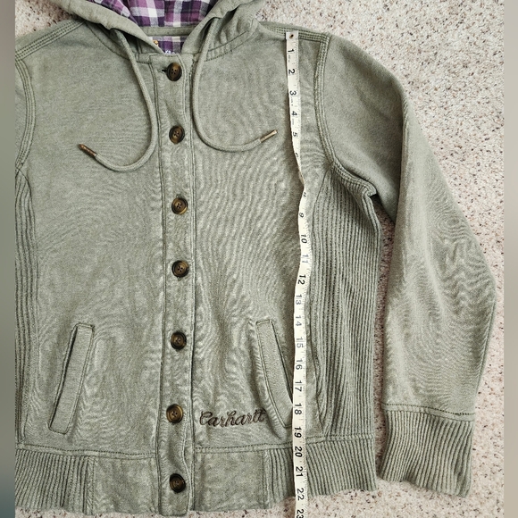 Carhartt Green Hooded Jacket - Picture 6 of 11
